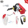 110V 1320lbs Electric Hoist with Wireless Remote Control, 40ft Lifting Height