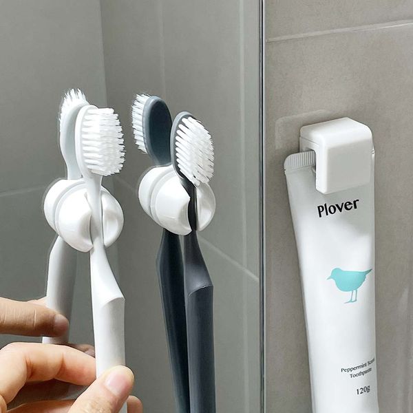 [Set] Levitating Toothpaste + Toothbrush Holder Stand