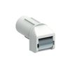 Mini belt guide roller with brush white for insertion