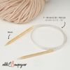 Addi Circular Gold Glitter Plastic Needle 100cm x 10.0mm, 10mm