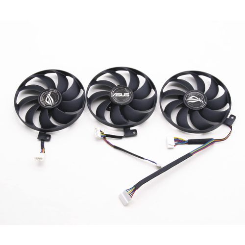 Bestparts New Card Clooer Fan Replacement for ASUS Graphics Card ROG StrixGeForce RTX2060 2070S/2080Ti RX5700XT T129215SU 7Pin 1 Set