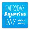 Shopagift Everyday Aquarius Day 2 Pack Coasters - 9cm x 9cm