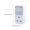 Gadpiparty Countdown Socket Safety Outlet Timer Plug Auto Shut off Timer Mechanical Outlet Timer Conserve Socket Programmable Timer Countdown Timer Outlet On off Timer Plastic Automatic