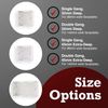 rhinocables Ethernet Back Box for Faceplate, Fits Wall Plate for Ethernet Cable Networking Sockets Surface Mount Box (1 PACK, 45mm)