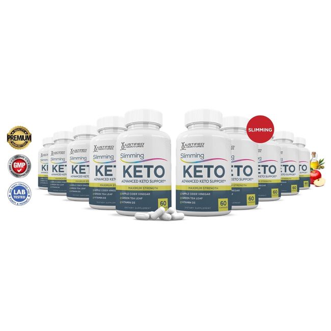 Slimming Keto ACV Pills 1275 MG Stronger Than Gummies Keto Support 10 Bottle