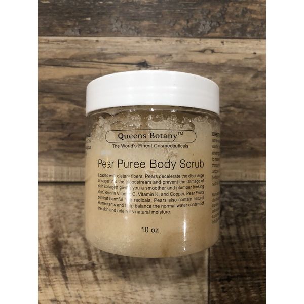 Pear Body Scrub – Moisturizing and Softening with Nourishing Body Oils