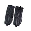Ladies Soft Genuine Leather Gloves ((Large, Black)
