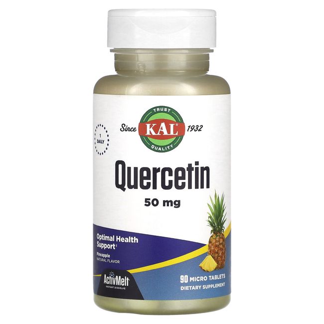 Quercetin, Pineapple, 50 mg, 90 Micro Tablets