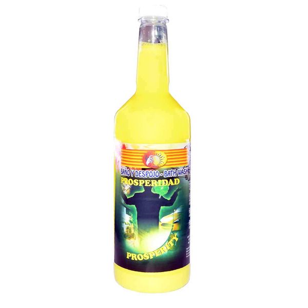 1 Bottle Extra Large Prosperity Bath PROSPERIDAD BANO Y LAVAPISOS 32OZ - Spiritual Magick Pagan Wicca