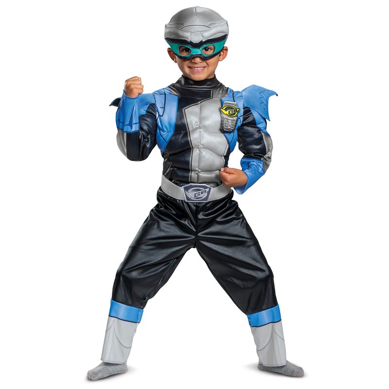 Disguise Silver Ranger Outfit for Toddlers, Beast Morphers Power Ranger ...