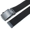 Proper Materials Kids Canvas Web Belt Flat Black Buckle/Tip Solid Color - Black