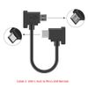 NFHK 3pcs/set Remote Control Data Cable Type C & Micro to Micro USB for Mavic Pro Platinum Mavic Park RC Accessories