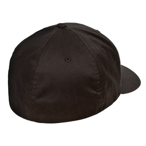 Flexfit Unisex Flexfit Wooly Combed Baseball Cap, black, Unit size
