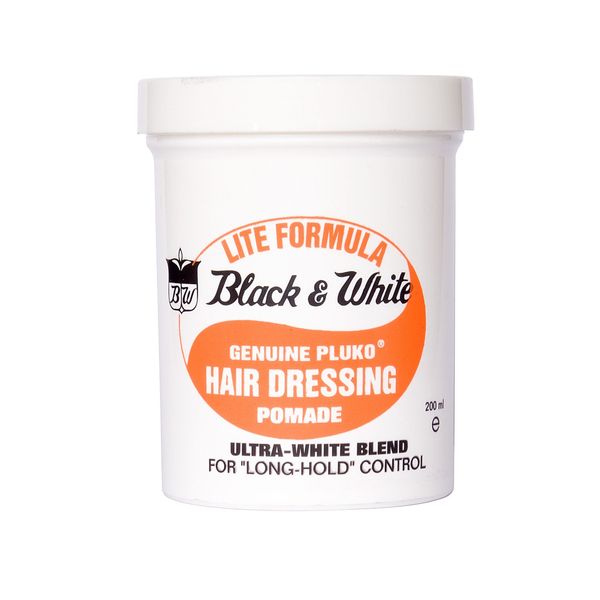Black And White Pluko Lite Pomade 200 ml