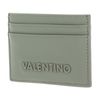 VALENTINO Cognac Credit Card Case Azzurro