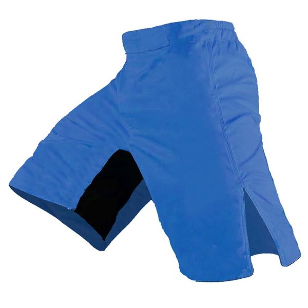 Quality MMA Shorts - Blank No Logo (32, Royal Blue)