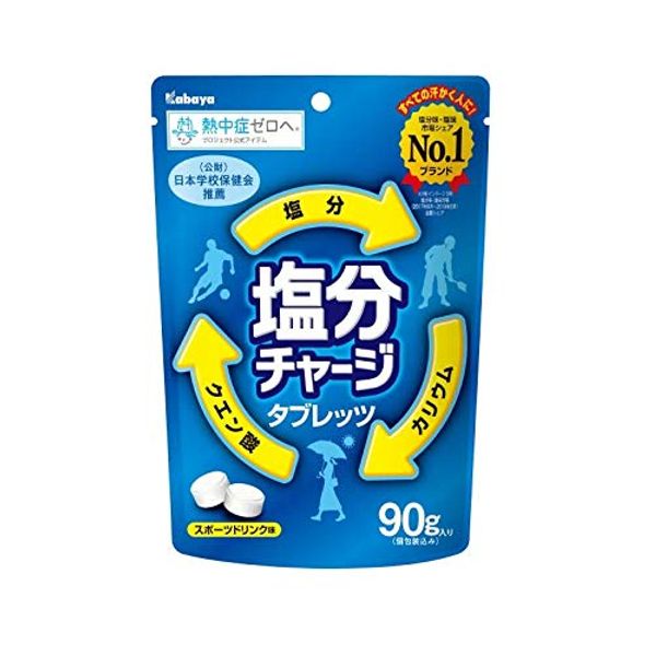 カバヤ食品 塩分チャージタブレッツ 90g×6袋