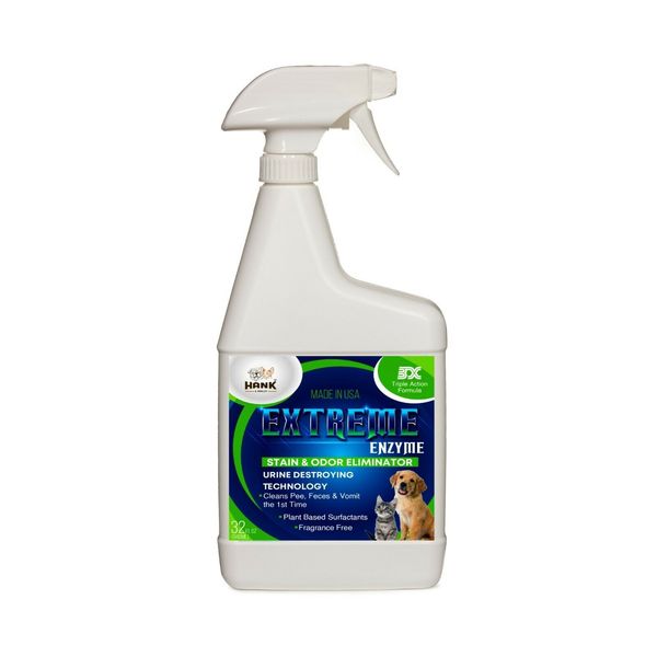 Pet Stain & Odor Eliminator, Extreme Enzymes removes urine fast and forever 32oz