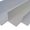 B&T Metal Plastic Angle Hard PVC White in Various Sizes