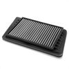 Silver Reusable Washable High Flow Drop-in Air Filter Panel Compatible with Jeep Liberty Wrangler