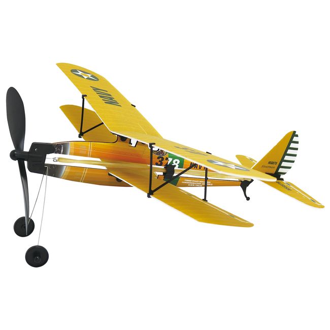 Ikeda Kogyosha 000056400 Toy Assembly Airplane Model Aviator Stairman