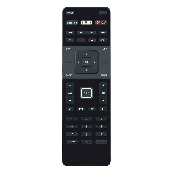 XRT122 Replaced Remote fit for Vizio TV D58U-D3 D60D3 D60-D3 D65D2 D65-D2 D65UD2 D32XD1 D43D1 D43-D1 D43D2 D70D3 E65C3 E70C3 E40XC2 E43-C2 E43C2 E48-C2D70-D3 E32C1 E32H-C1 E32HC1 E40C2 E40X-C2 E40XC2