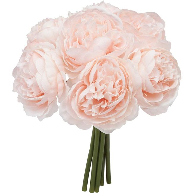 Popy FB-2514P Artificial Puffila Nunculus Bouquet, Pink, Total Length 7.9 inches (20 cm), Flower Diameter 2.8 inches (7 cm)