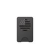 Black American Flag Gray PopSockets PopWallet for MagSafe