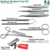 Basic Surgically Stitch Supply Tools Wound Suturing Medical Student Practice Kit