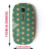 2.4G Wireless Mouse with Cute Pattern Design for All Laptops and Desktops with Nano Receiver - Bright Floral Pattern