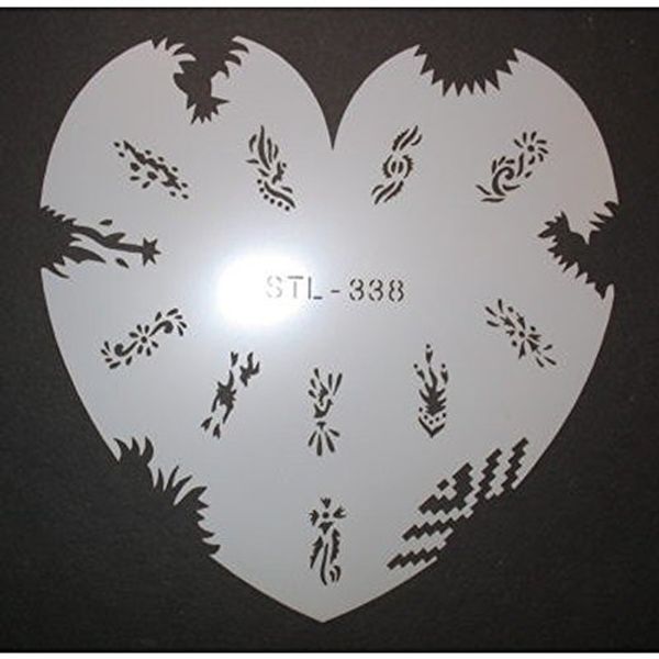 Airbrush Schablone STL 338