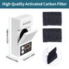 Mini Heater for 3D Printer, HCSSZ Lightweight 3D Resin Printer Temperature Controller Heating Thermostat Temp Control with Activated Carbon Filter for LCD DLP 3D Printers