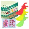 Dr. Ram's Kids Flossers - Fun Flexi Flossers - 300 Count Kids Floss with Interactive Educational Puzzle - Gum-Friendly Design - Light Citrus Fruit Scent