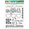 Penny Black 30-326,Happy Hearts,Clear Set
