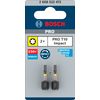 Bosch 2X PRO Torx Impact Bit (100 x 50 mm, Professional Accessory Screwdriver, Screwdriver)