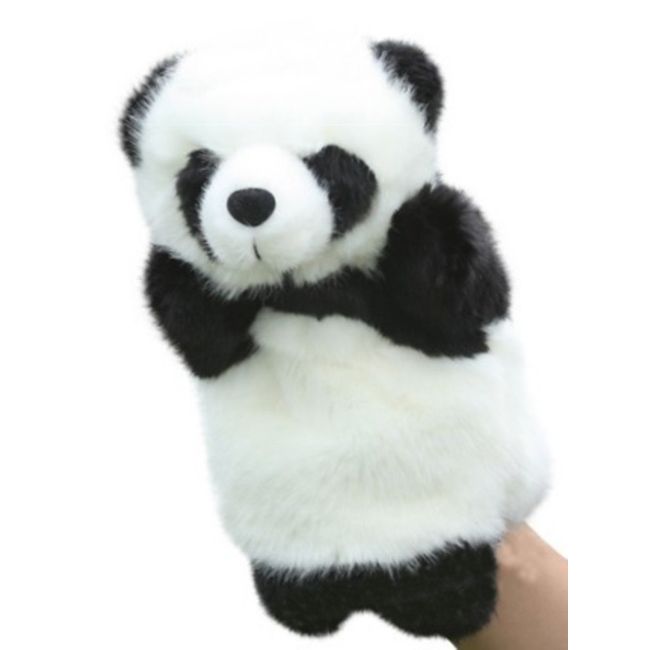 Shiawase Warehouse Animal Puppet Plush Doll Animal Wolf Rabbit etc (Panda)