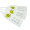 White 380mm Plastic Security Seals. High Strength Numbered Tags Pull Ties Anti-Tamper (500)