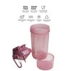 Smartshake Original 2GO One Bottle Shaker Cup with 800 ml Capacity, Deep Rose