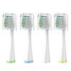 Replacement Toothbrush Heads for Water Pik Complete Care 5.0/9.0 (CC-01/WP-861), with Covers, 4 Count, White