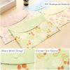 8 Pack A4 Plastic Wallets Folder with Snap Button, Floral Document Folder Waterproof PVC Envelope Folder A4 Plastic Folders for School Home Work Office Organization (Floral)