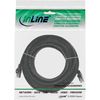 InLine 72575S Patch Cable, SF/UTP, Cat.5e, Black, 7.5 m