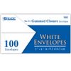 Bazic 5046 White Envelope with Gummed Closure, No. 6-3/4 (100-Pack)