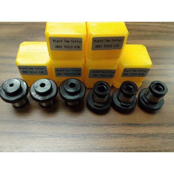 6 ANSI Rigid Tap Collets,positi