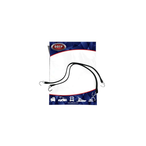 Rubber Tarp Straps 31" with S Hooks (Set of 2)