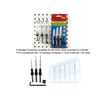 FTG USA Adjustable Wood Countersink Drill Bit Set 3 Pcs #6#8#10 with Tapered Drill Bits