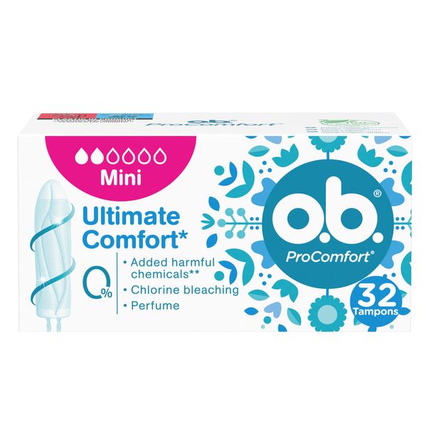o.b. ProComfort Mini Tampons, 1 x 32 Count