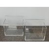 3/16" Thick Clear Acrylic Storage Organizers Containers 2pc