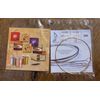 4 STRING 020, Gold-Silver, Ready to Use, Setar String, Taar String,Tanbor String