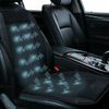 Zone Tech 2x Black Cooling Car Seat Cushion Cooler 12V Adjustable Temperature