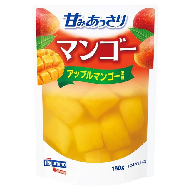 Hagoromo Sweet Mango Pouch, 6.3 oz (180 g) (4245) x 4 Packs